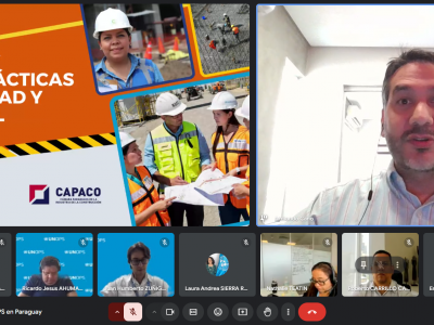 Empresas de construcción de Paraguay se capacitan en salud y seguridad laboral junto a CAPACO y UNOPS